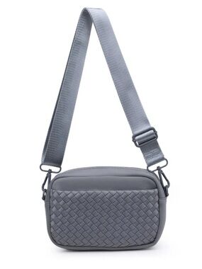 Sol and Selene Woven Crossbody Bag Women’s - Gray